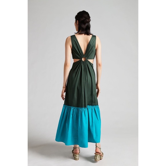 Anthropologie Flounced Cut-Out Maxi Dress - Picture 6 of 6
